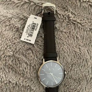 Armani Exchange Men’s Leather Watch